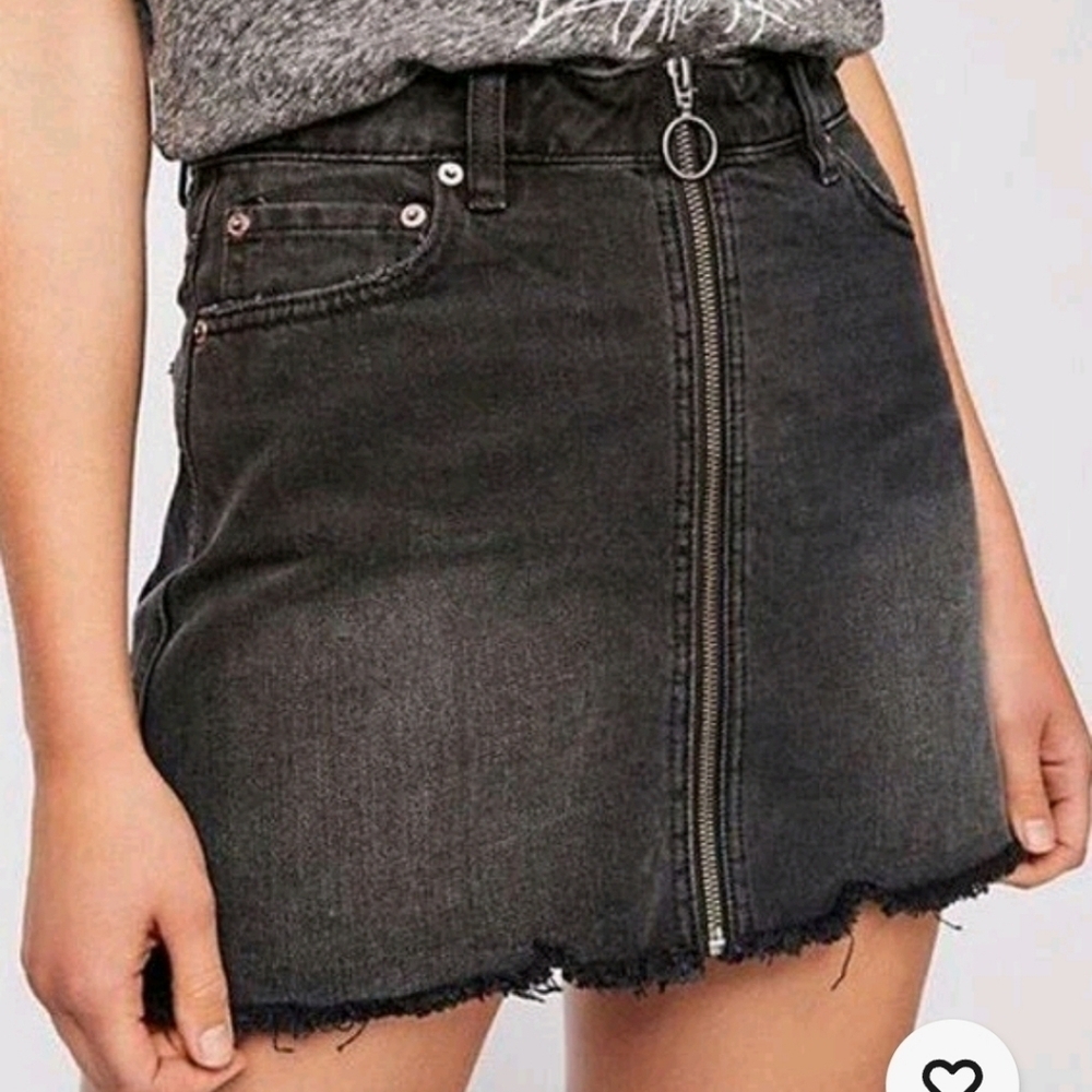We The Free Denim Mini Skirt. Size 29
